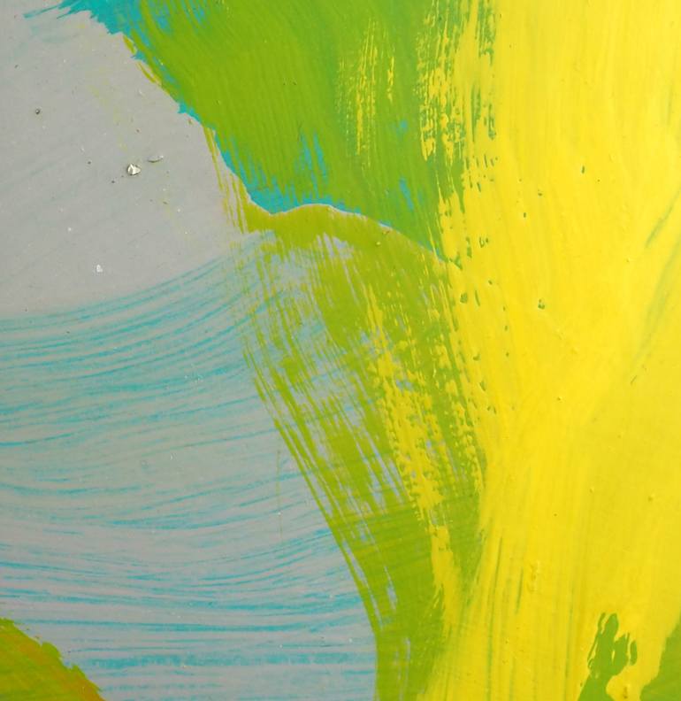 Original Abstract Landscape Painting by Ln Le Cheviller