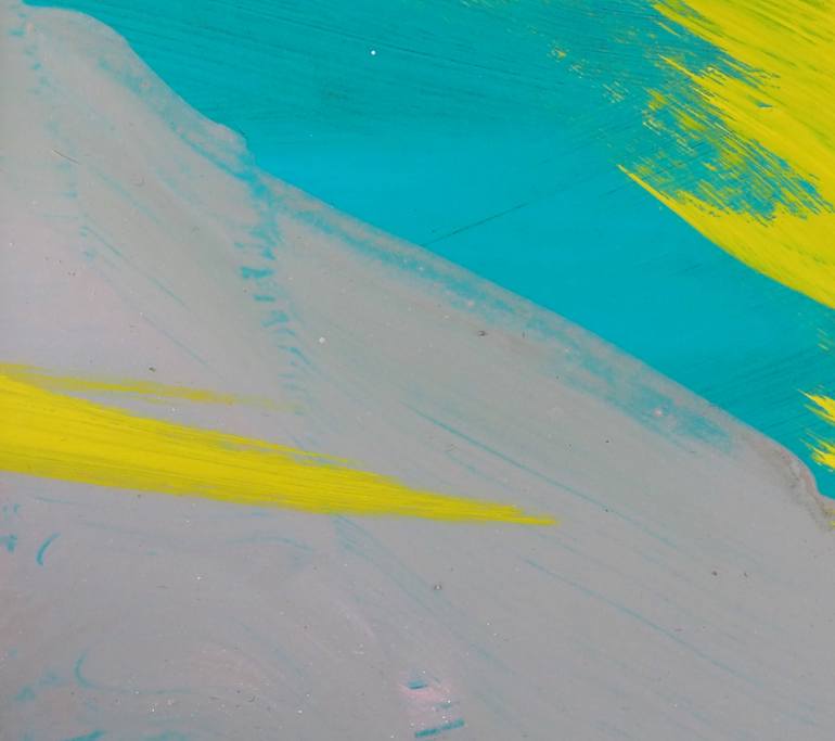 Original Abstract Landscape Painting by Ln Le Cheviller