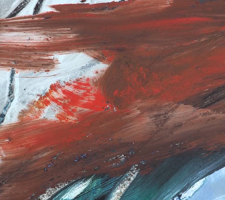 Original Abstract Expressionism Abstract Painting by Ln Le Cheviller