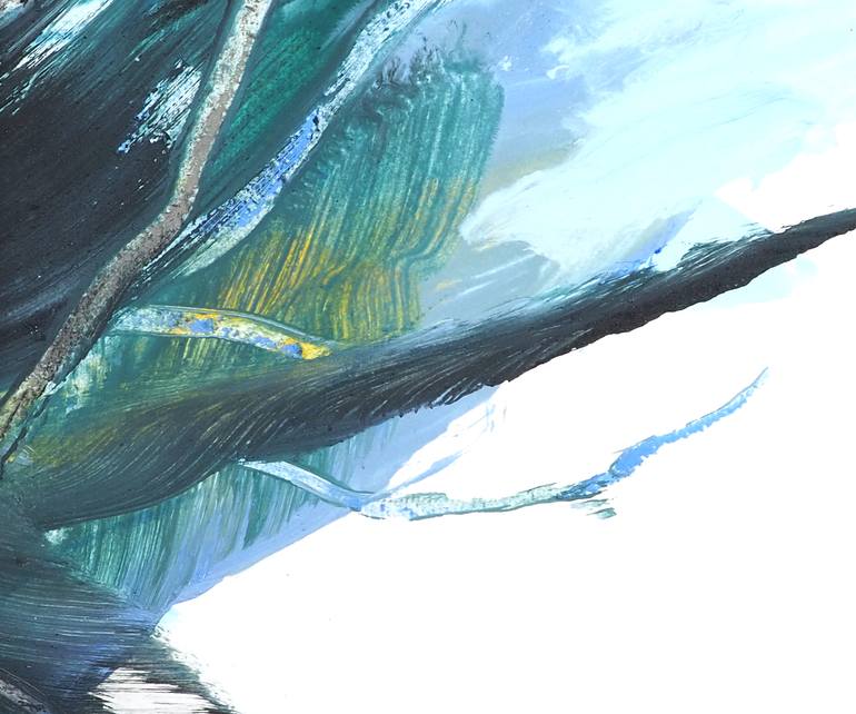 Original Abstract Expressionism Abstract Painting by Ln Le Cheviller