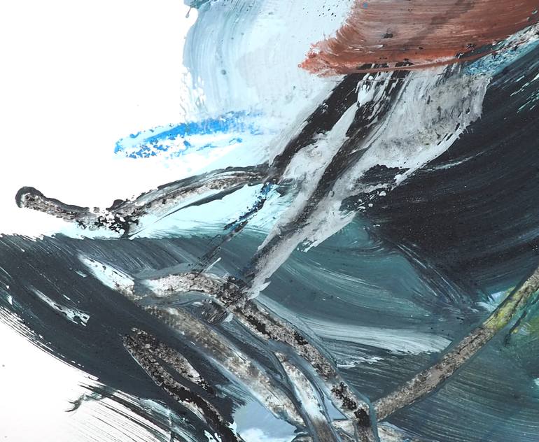 Original Abstract Expressionism Abstract Painting by Ln Le Cheviller