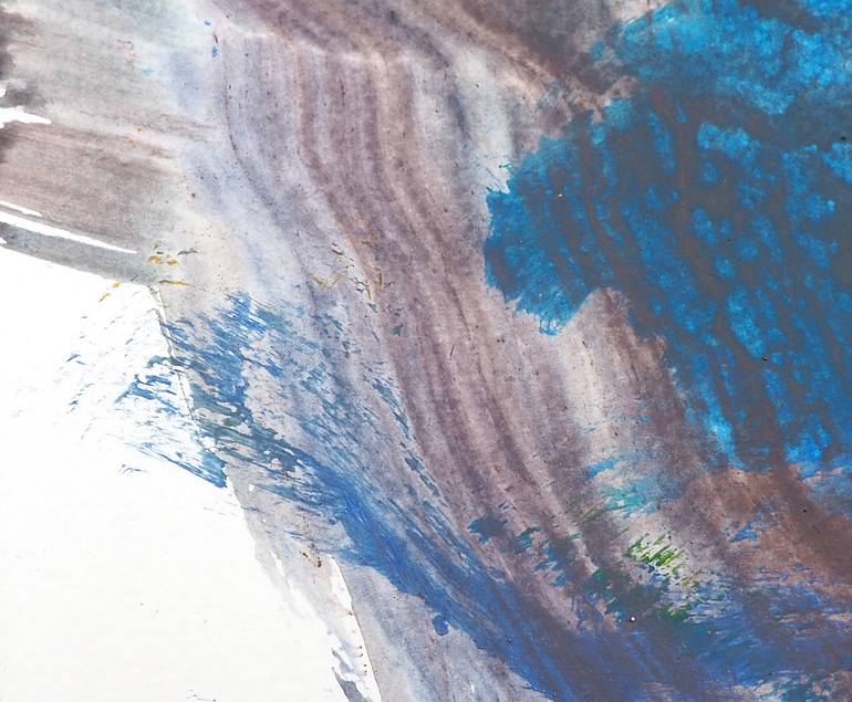 Original Abstract Expressionism Abstract Painting by Ln Le Cheviller