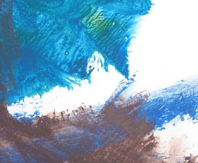 Original Abstract Expressionism Abstract Painting by Ln Le Cheviller