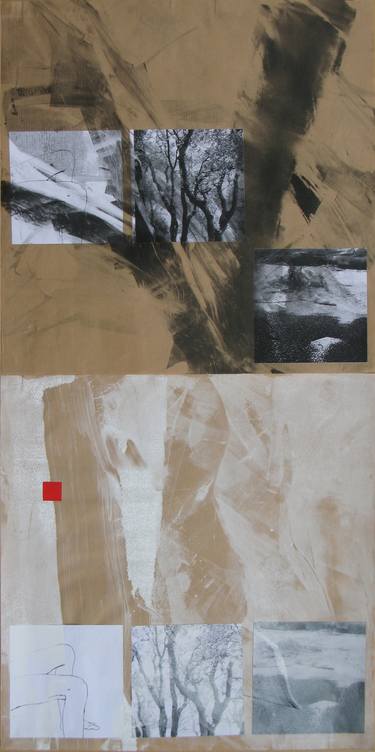 Original Abstract Landscape Printmaking by LN Le Cheviller