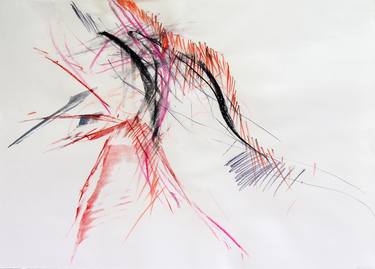 Original Abstract Body Drawings by LN Le Cheviller