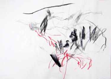 Original Abstract Body Drawings by LN Le Cheviller