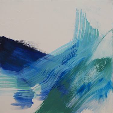 Original Abstract Seascape Paintings by LN Le Cheviller