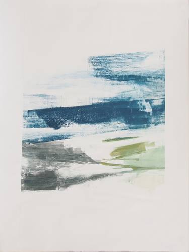 Original Abstract Expressionism Landscape Drawings by LN Le Cheviller