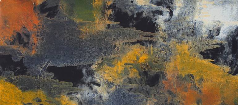 Original Abstract Landscape Drawings by Ln Le Cheviller