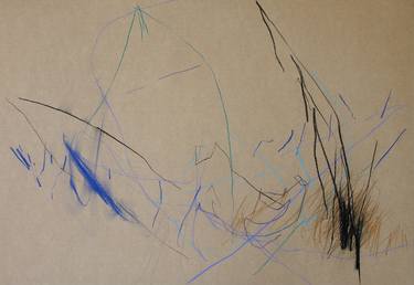 Original Abstract Expressionism Abstract Drawings by LN Le Cheviller