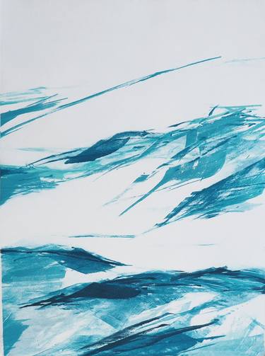 Original Expressionism Seascape Drawings by LN Le Cheviller