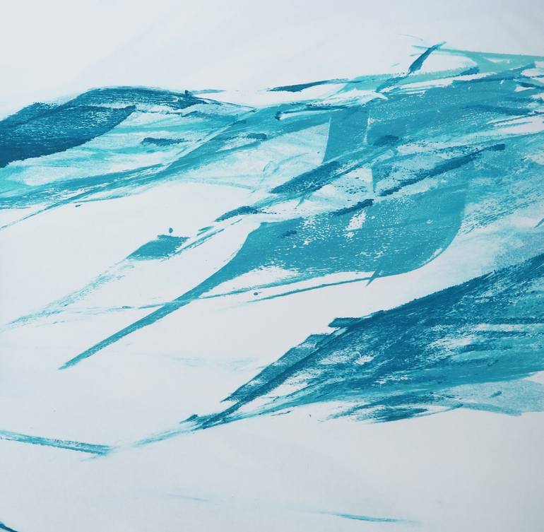 Original Expressionism Seascape Drawing by Ln Le Cheviller