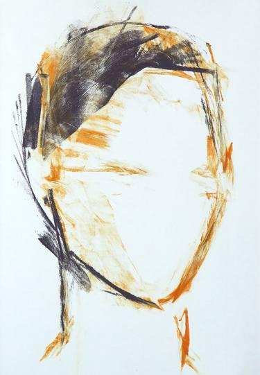 Original Abstract Portrait Drawings by LN Le Cheviller