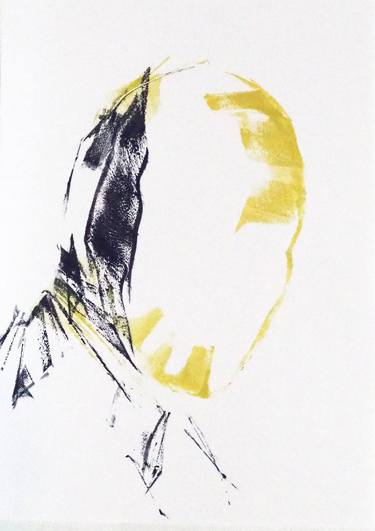 Original Abstract Portrait Drawings by LN Le Cheviller