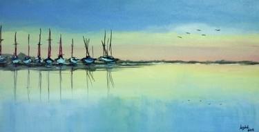 Original Boat Paintings by Suzanh Pires