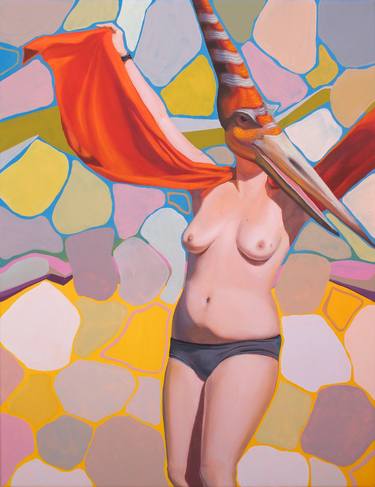 Print of Figurative Nude Paintings by Kim Leutwyler