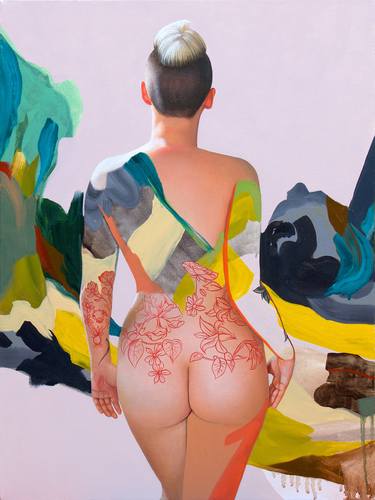 Print of Abstract Body Paintings by Kim Leutwyler