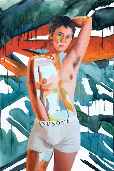 Print of Abstract Nude Paintings by Kim Leutwyler