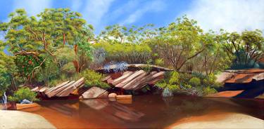 Print of Fine Art Landscape Paintings by Kim Leutwyler