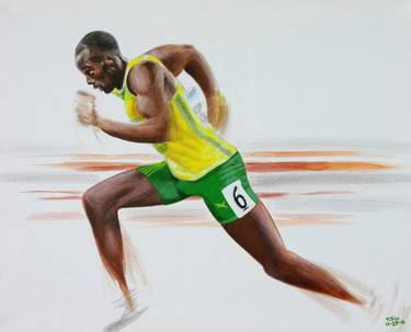 Original Sports Painting by Jamie Melton