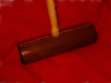 Red With Wooden Broom thumb