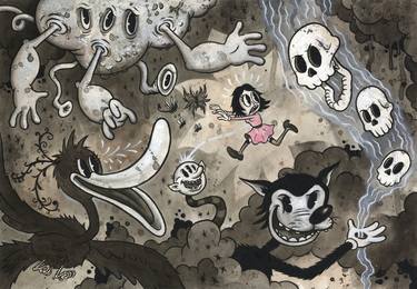 Print of Illustration Cartoon Paintings by Frank Forte