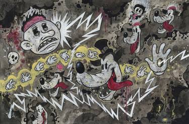 Print of Expressionism Cartoon Paintings by Frank Forte