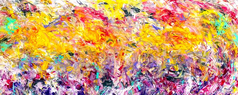Original Abstract Expressionism Abstract Painting by Estelle Asmodelle