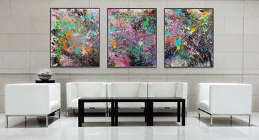 Original Abstract Paintings by Estelle Asmodelle