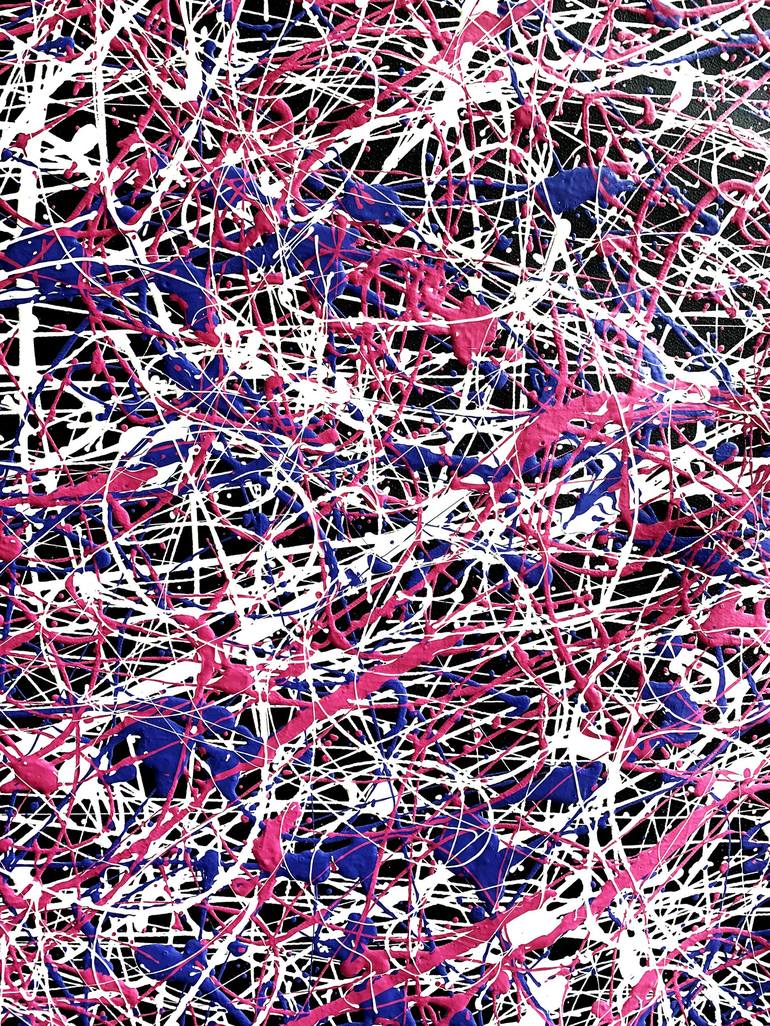 Original Abstract Expressionism Abstract Painting by Estelle Asmodelle