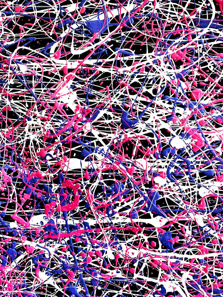 Original Abstract Expressionism Abstract Painting by Estelle Asmodelle
