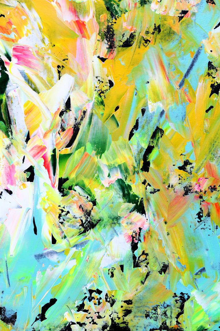 Original Abstract Expressionism Abstract Painting by Estelle Asmodelle