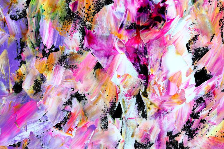 Original Abstract Expressionism Abstract Painting by Estelle Asmodelle