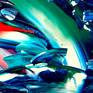 Blue Turbulence by Estelle Asmodelle