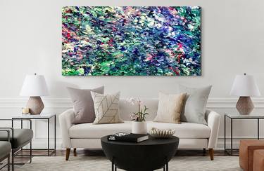 Original Abstract Expressionism Abstract Paintings by Estelle Asmodelle