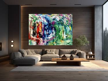 Original Abstract Paintings by Estelle Asmodelle