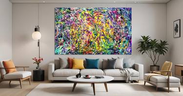 Original Abstract Paintings by Estelle Asmodelle