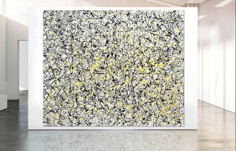 Original Abstract Expressionism Abstract Painting by Estelle Asmodelle