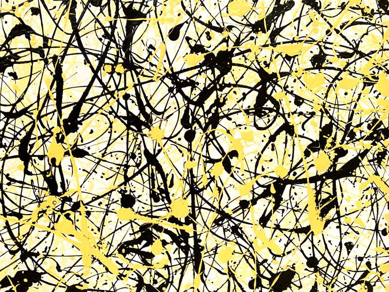 Original Abstract Expressionism Abstract Painting by Estelle Asmodelle