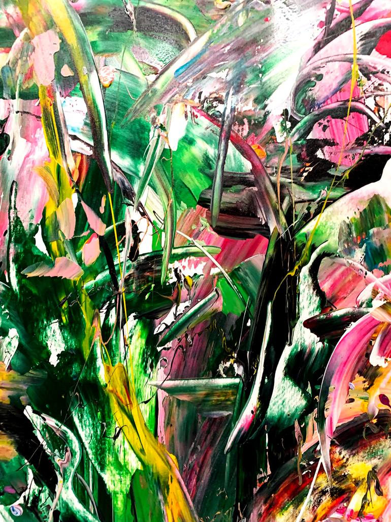 Original Abstract Expressionism Abstract Painting by Estelle Asmodelle