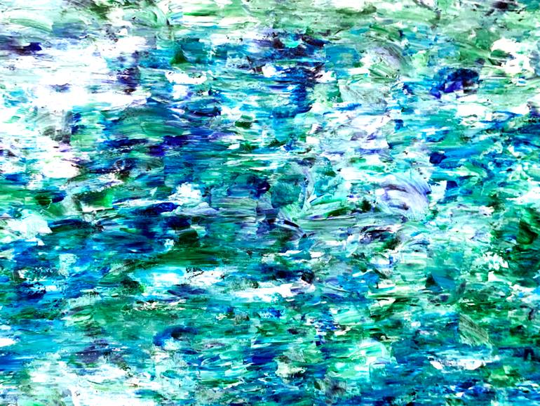 Original Abstract Expressionism Abstract Painting by Estelle Asmodelle