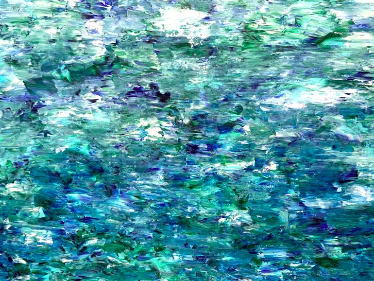 Original Abstract Expressionism Abstract Painting by Estelle Asmodelle