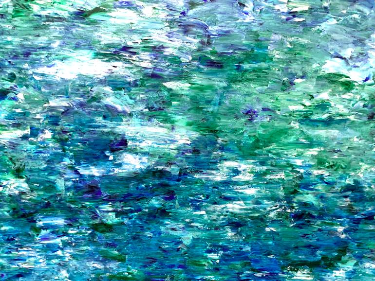 Original Abstract Expressionism Abstract Painting by Estelle Asmodelle