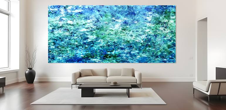 Original Abstract Expressionism Abstract Painting by Estelle Asmodelle