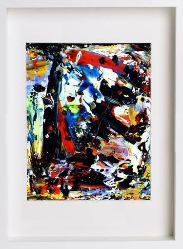 Original Abstract Expressionism Abstract Paintings by Estelle Asmodelle