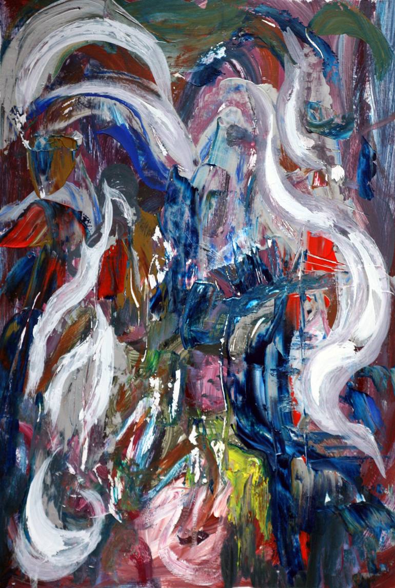 Ghostly (1988) Painting by Estelle Asmodelle Saatchi Art Ghostly (1988) Painting by Estelle Asmodelle Saatchi Art