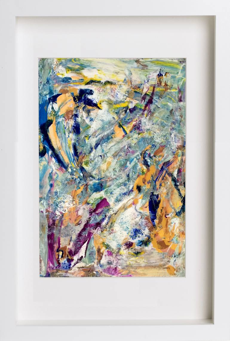 Original Abstract Painting by Estelle Asmodelle