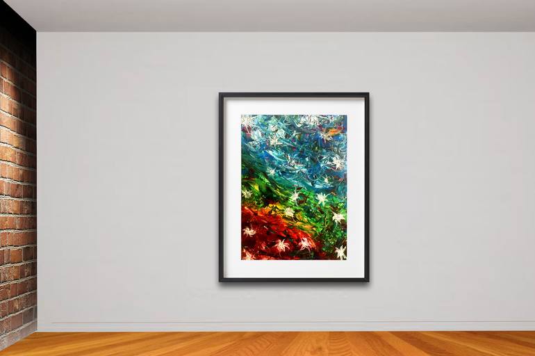 Original Abstract Painting by Estelle Asmodelle