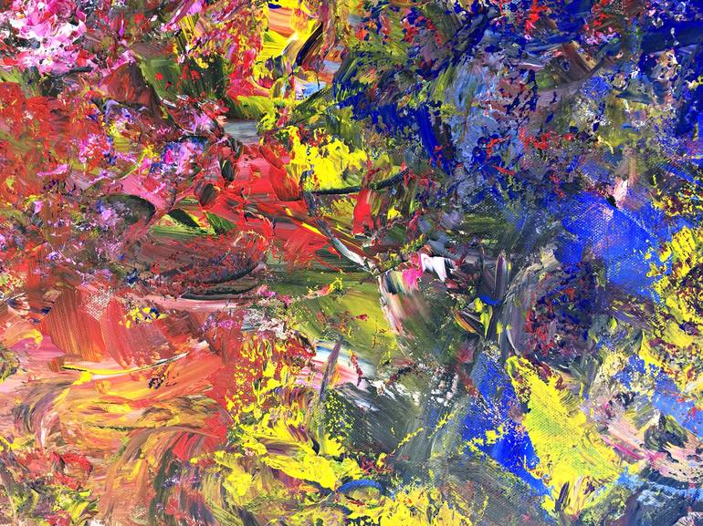 Original Abstract Painting by Estelle Asmodelle