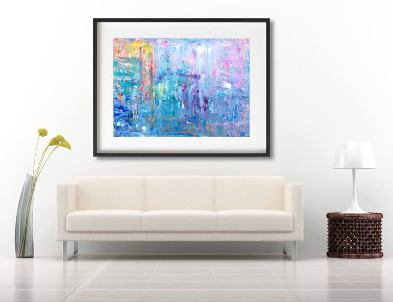 Original Abstract Expressionism Abstract Painting by Estelle Asmodelle